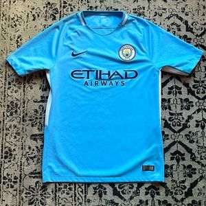 Nike Men's Manchester City Vapor Authentic Match Jersey - Medium